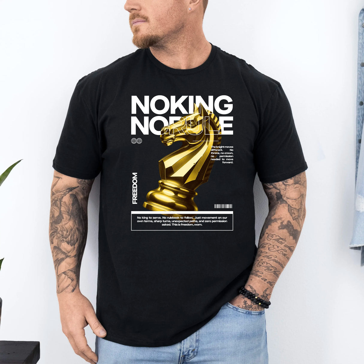 Tricou barbati din bumbac 100% cu mesaj FREEDOM