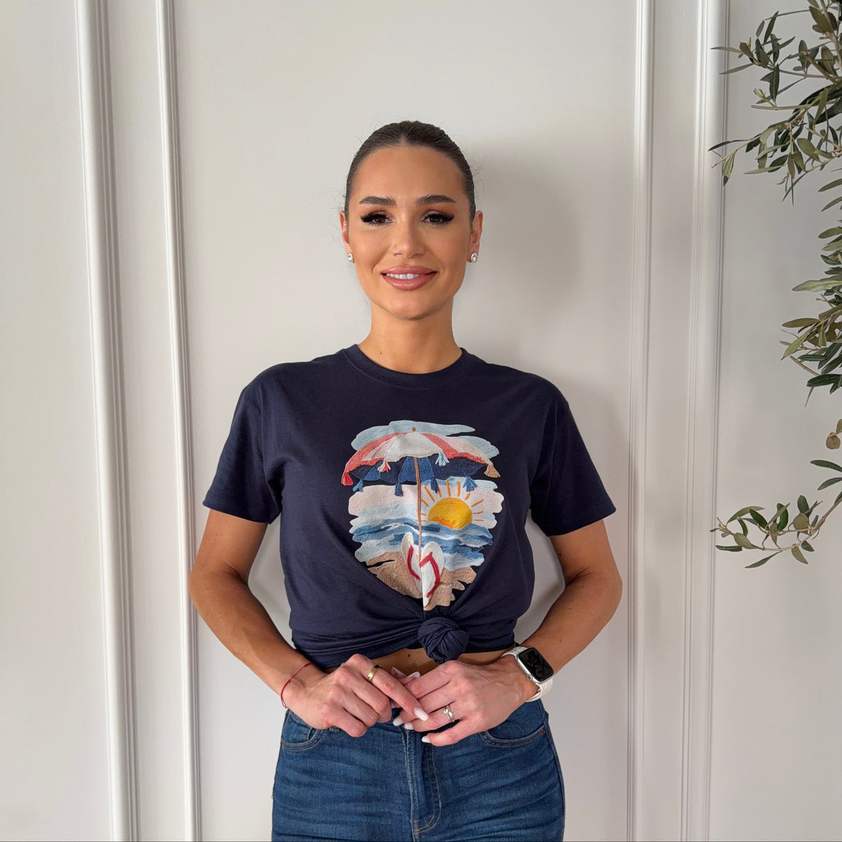 Tricou dama oversize din bumbac 100% de Vara SEA