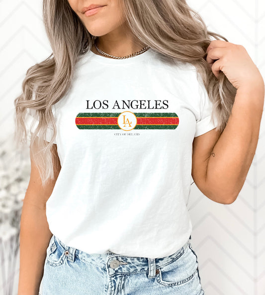 Tricou oversize LOS ANGELES