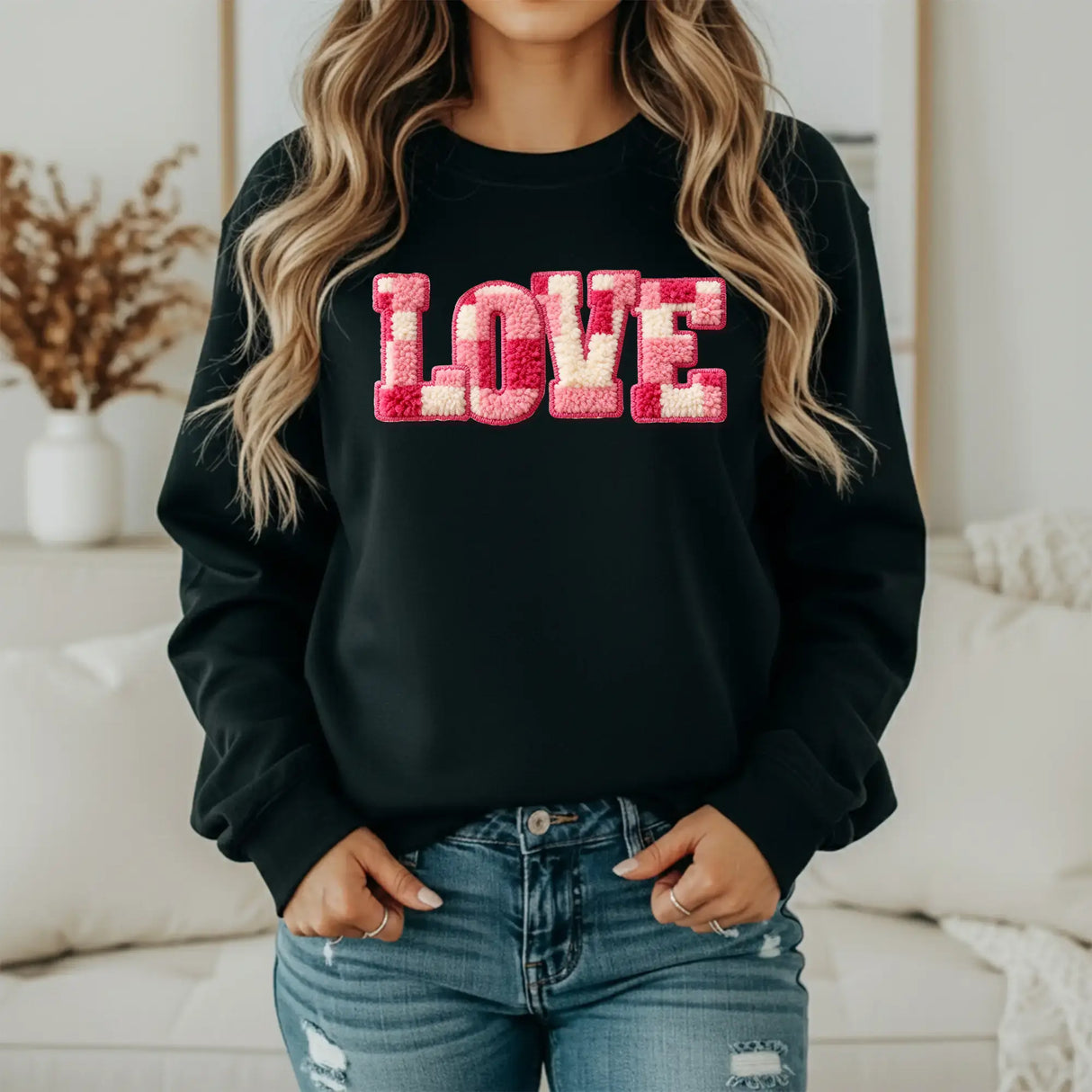 Hanorac dama oversize cu text LOVE