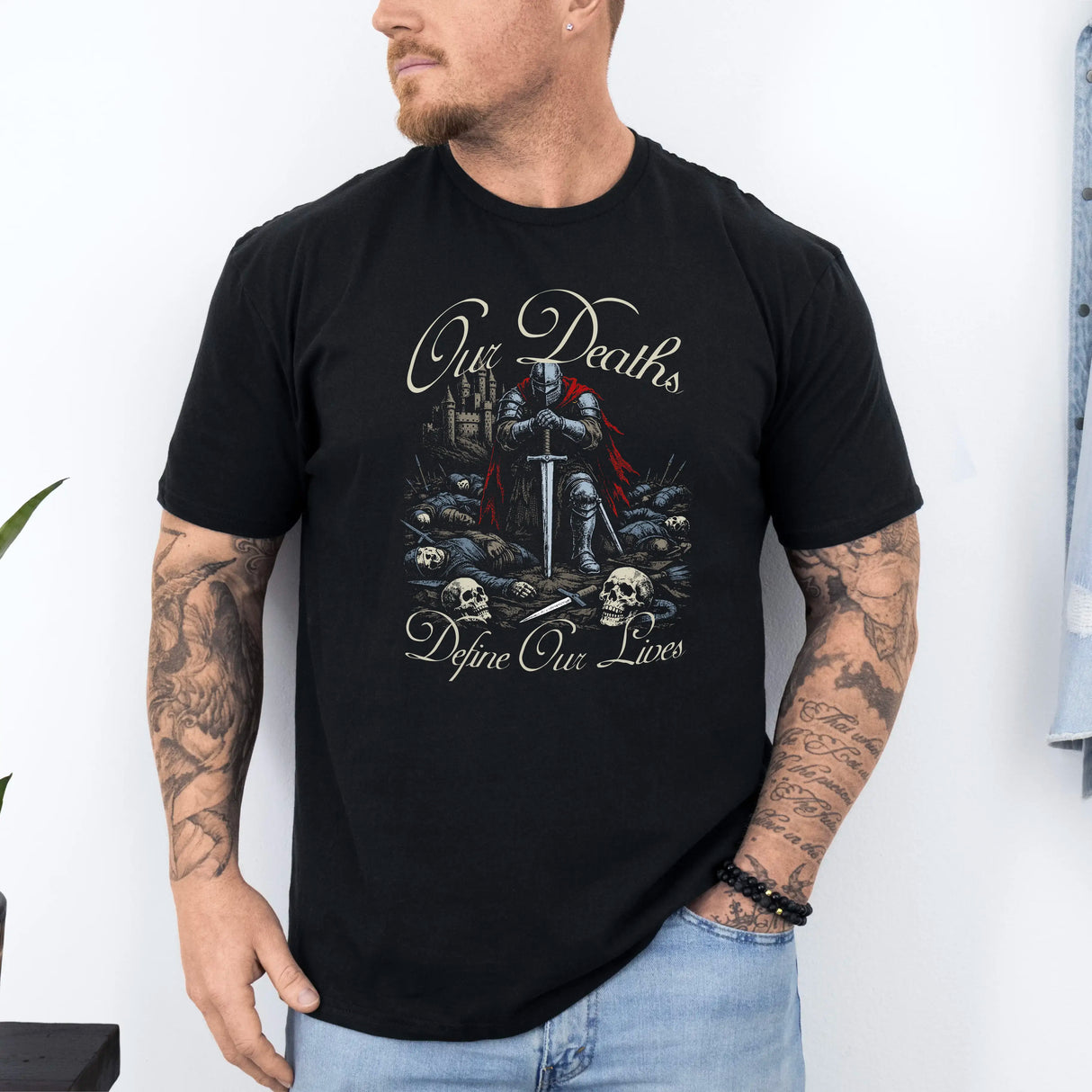 Tricou barbati din bumbac 100% cu imprimeu OURDEATHS