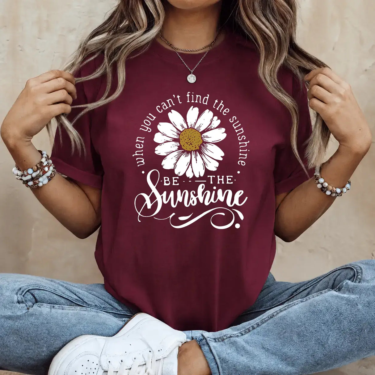 Tricou dama oversize din bumbac 100% cu imprimeu SUNFLOWER