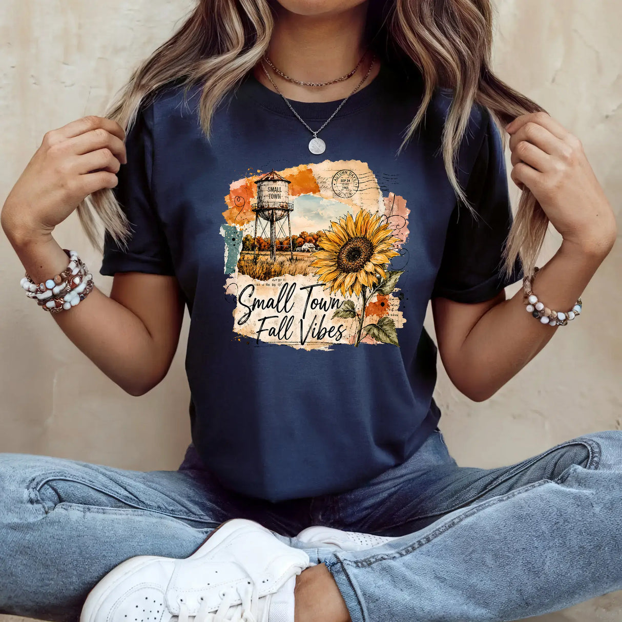 Tricou de dama oversize din bumbac 100% cu imprimeu TOWN