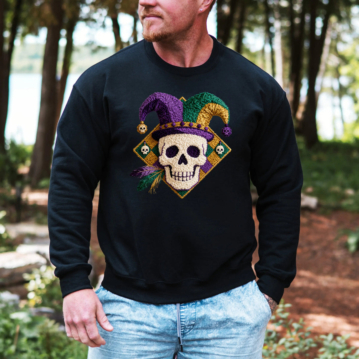 Hanorac barbati regular fit cu imprimeu MARDI