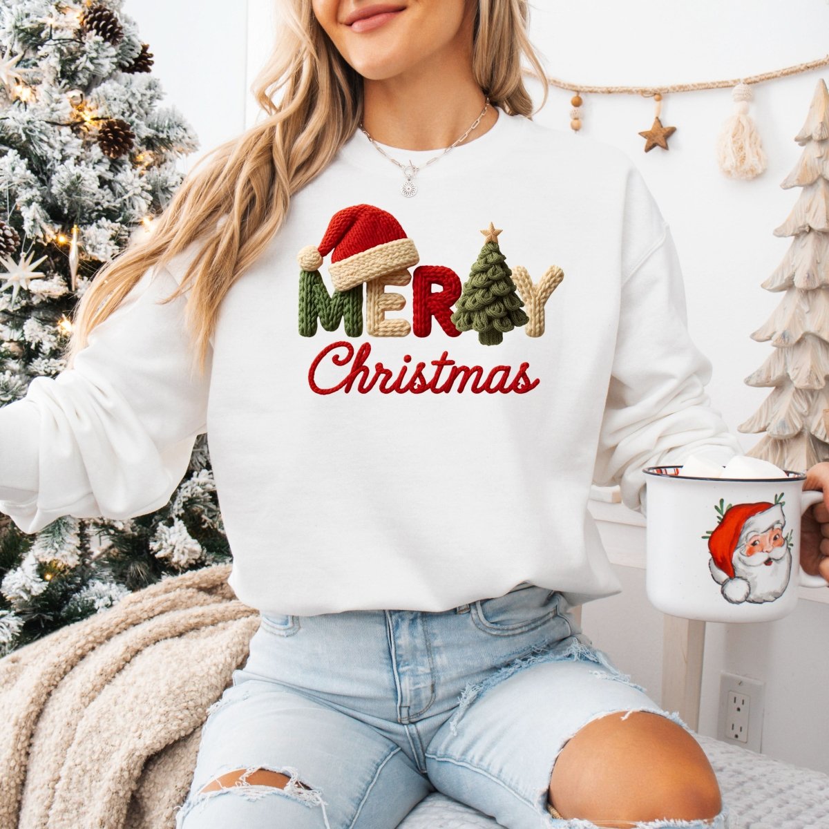 Hanorac dama oversize cu mesaj Craciun Fericit