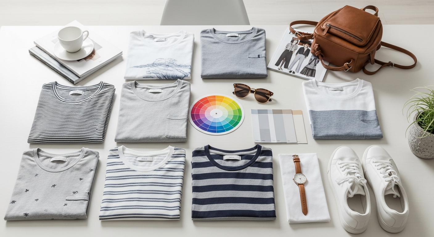 tricou bumbac barbati - Adevăratul motiv pentru care tricourile tale casual nu par asortate