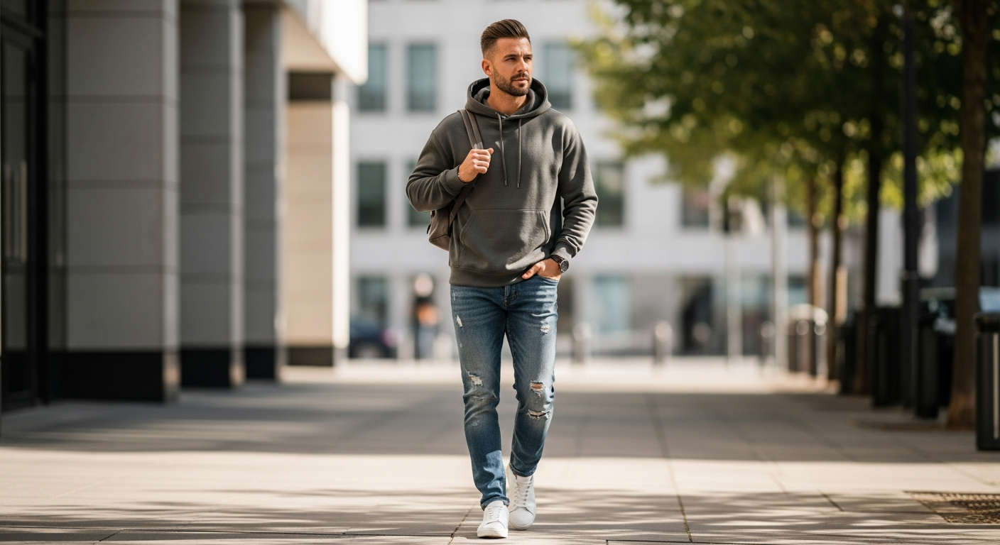 hanorac barbati fara gluga - Cum obțin vedetele un look urban relaxat cu hanorace bărbați în 2026