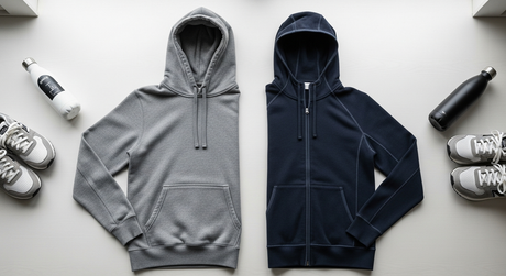hanorac fara gluga barbati - Hanorace de bază vs premium: În ce merită să investești în 2026?
