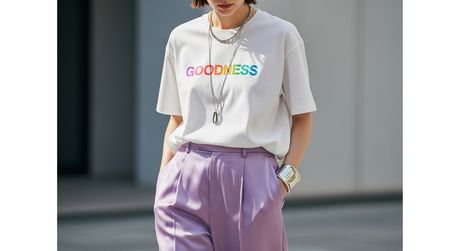 tricou dama - Metoda fără Efort de a Coordona Culorile cu un Tricou Oversize