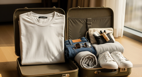 tricou dama - Nu mai lua haine inutile: De ce îți strică bagajul greu vacanța în 2026