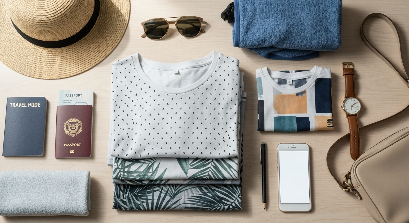 tricou barbati - 7 Obiceiuri de Purtat Tricouri care îți Mențin Look-ul Fresh în Călătorii