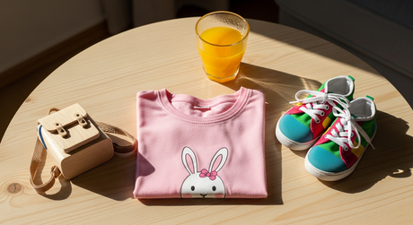 tricou fete - Rutina matinală perfectă pentru grădiniță și tricouri de fete în 2026