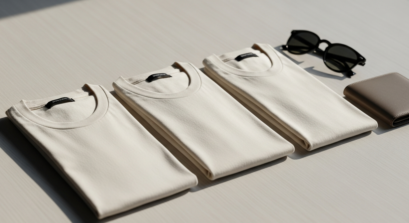tricouri barbati bumbac - Știința stilului minimalist: De ce tricourile simple funcționează în 2026