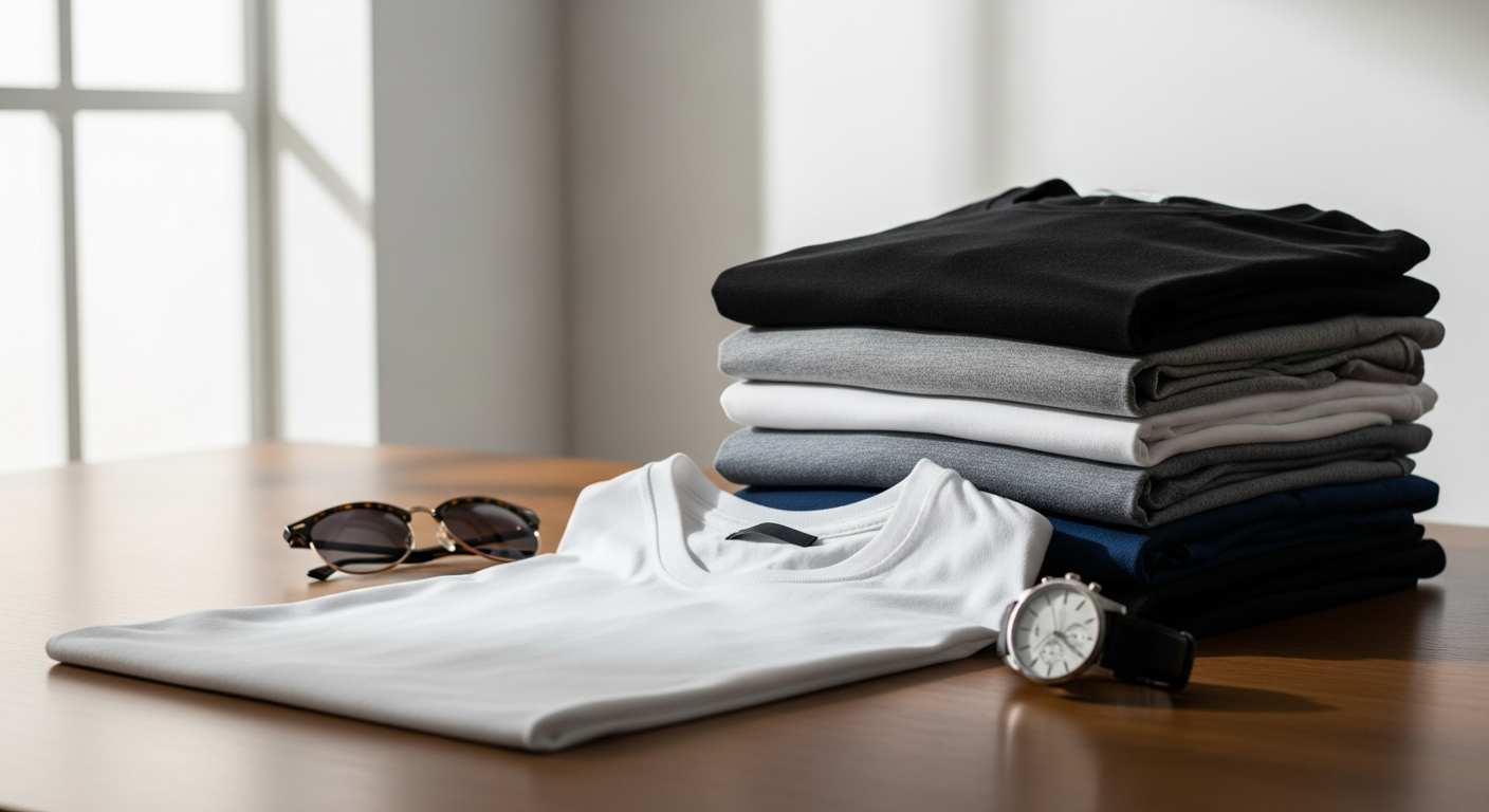 tricou negru - Stil de Vedetă Fără Efort: Ghidul Tricourilor Esențiale în 2026