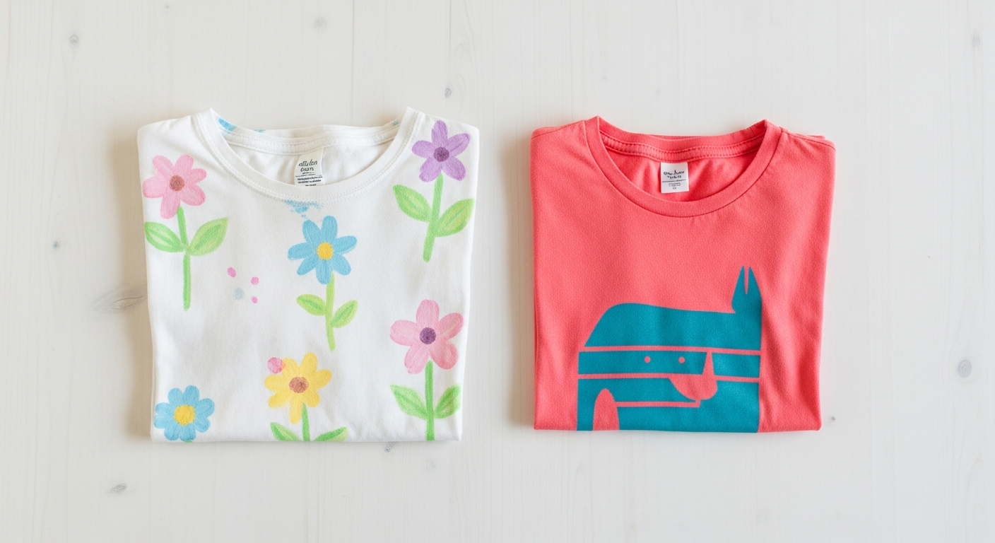 tricou fete - Tricouri DIY vs. Cumpărate pentru Fete: Comparația Sinceră în 2026