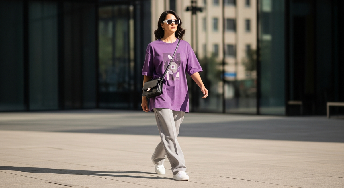 Tricou dama oversize: Cum să stăpânești stilul urban în 2026