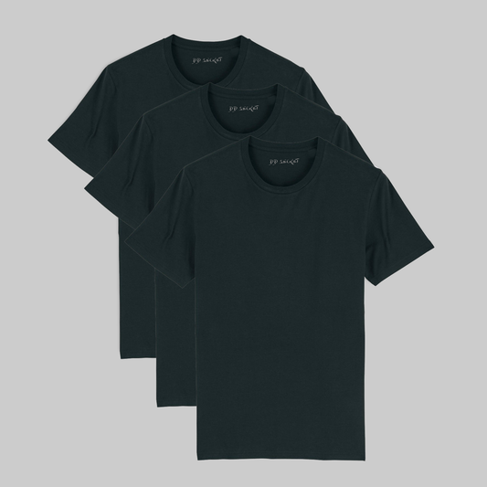 Set 3 tricouri oversize negre