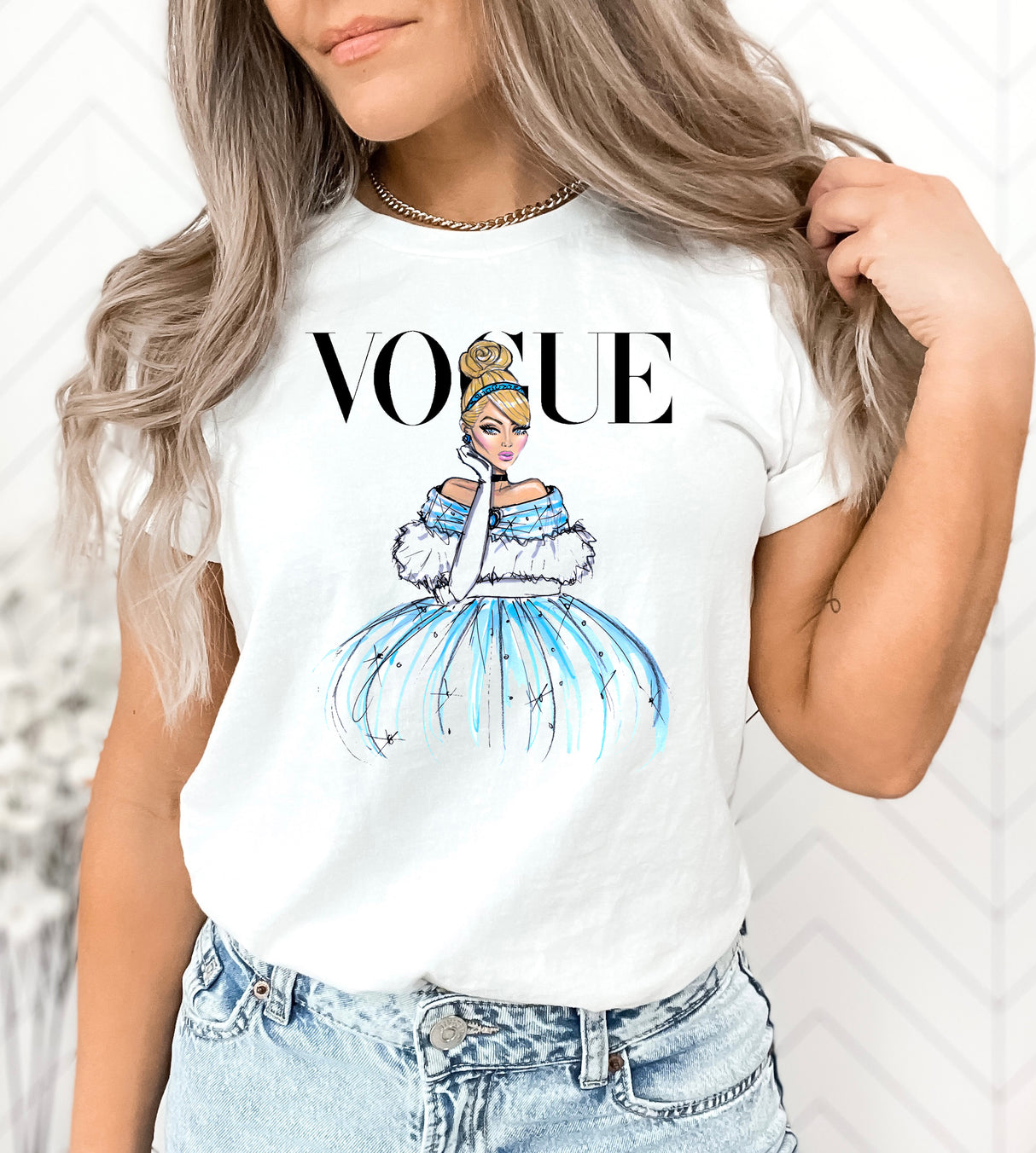 Tricou dama oversize din bumbac 100% Fashion cu imprimeu CINDERELLA