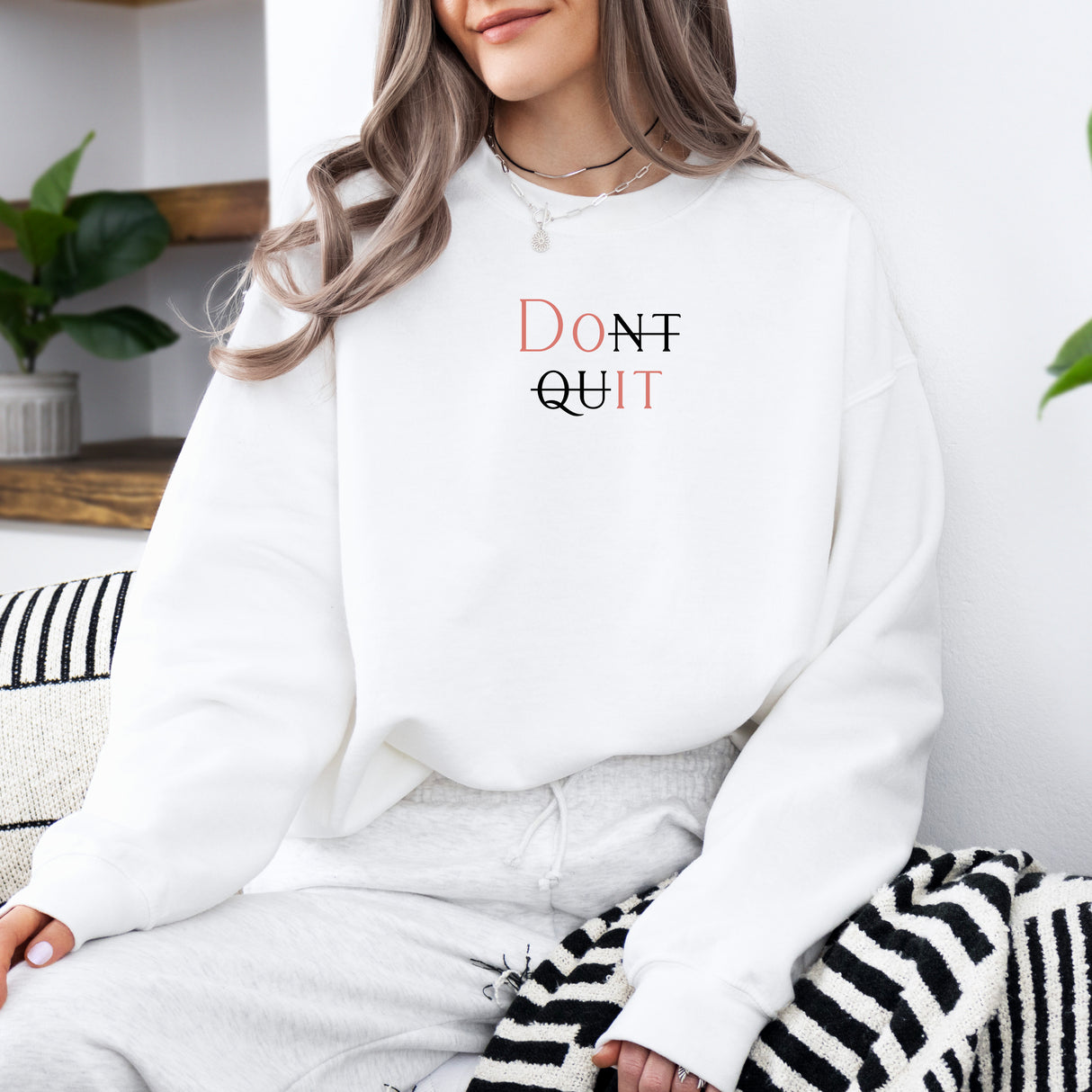 Hanorac de dama oversize minimalist DO IT