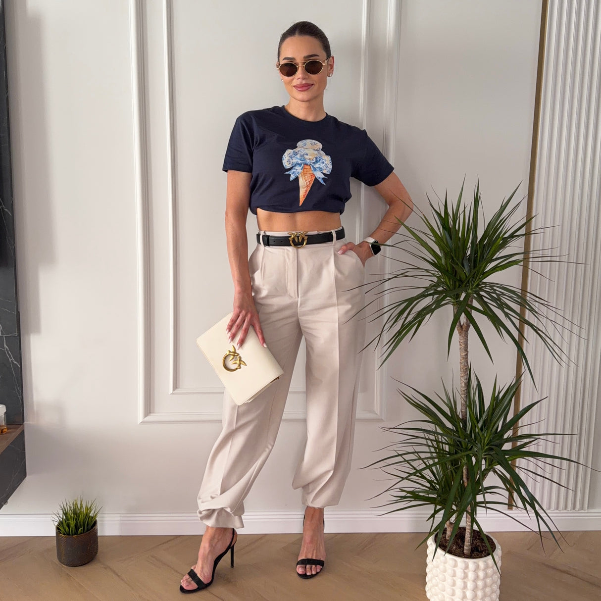 Tricou dama oversize din bumbac 100% de Vara ICECREAM