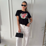Tricou de dama oversize din bumbac 100% de Vara WATERMELON