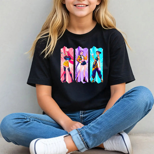Tricou fete din bumbac 100% cu imprimeu HUNTERS
