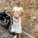 Tricou de dama oversize din bumbac 100% Travel cu imprimeu PARIS