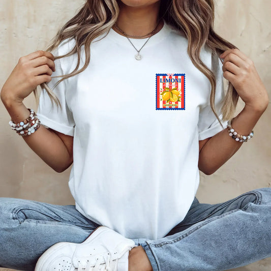 Tricou dama oversize din bumbac 100% de Vara LIMONI