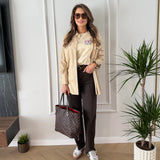 Tricou dama oversize din bumbac 100% minimalist cu imprimeu SPRING VIBES