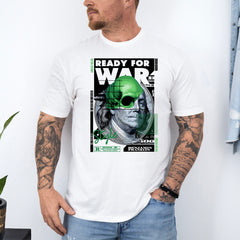 Tricou barbati din bumbac 100% regular fit Urban cu imprimeu WAR