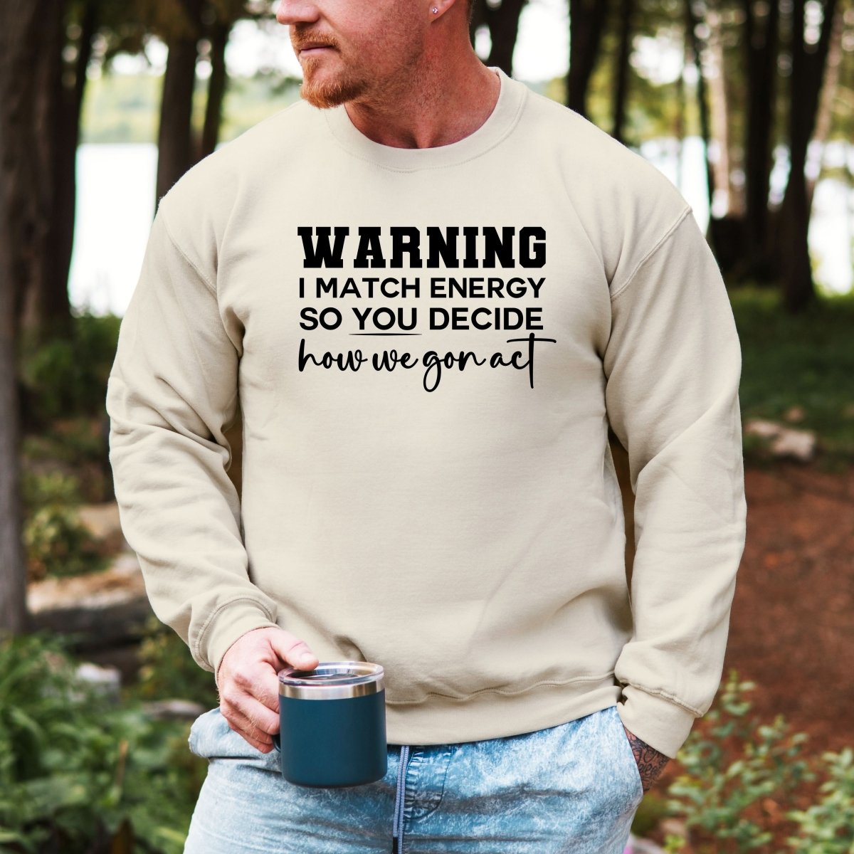 Hanorac barbatesc regular fit cu mesaj MATCH ENERGY