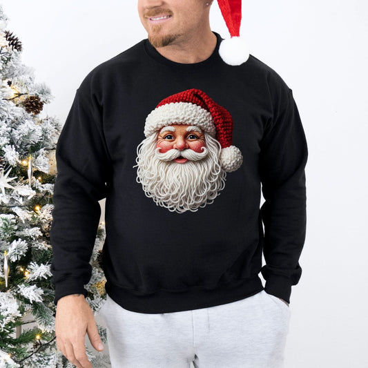 Hanorac barbati regular fit cu imprimeu Mos Craciun