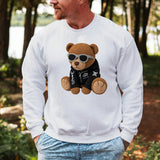 Hanorac barbati regular fit cu ursulet WILD