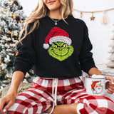 Hanorac dama oversize de Craciun CHRISTMAS GRINCH