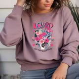 Hanorac de dama oversize cu flori EVERYDAY