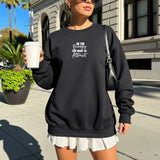 Hanorac de dama oversize cu mesaj ATTRACT