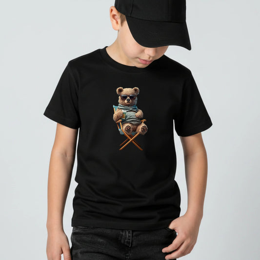 Tricou baieti din bumbac 100% cu imprimeu RELAX