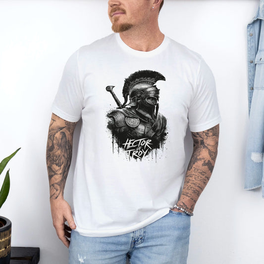 Tricou barbati din bumbac 100% regular fit cu imprimeu HECTOR