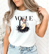 Tricou de dama oversize din bumbac 100% Fashion cu imprimeu BLACK DRESS